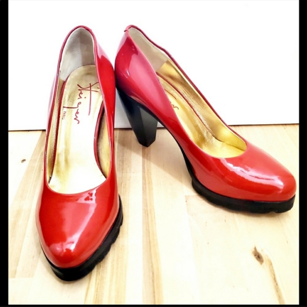 Walter Steiger Red Patent Leather High Heels